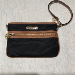 Michael Kors black wristlet